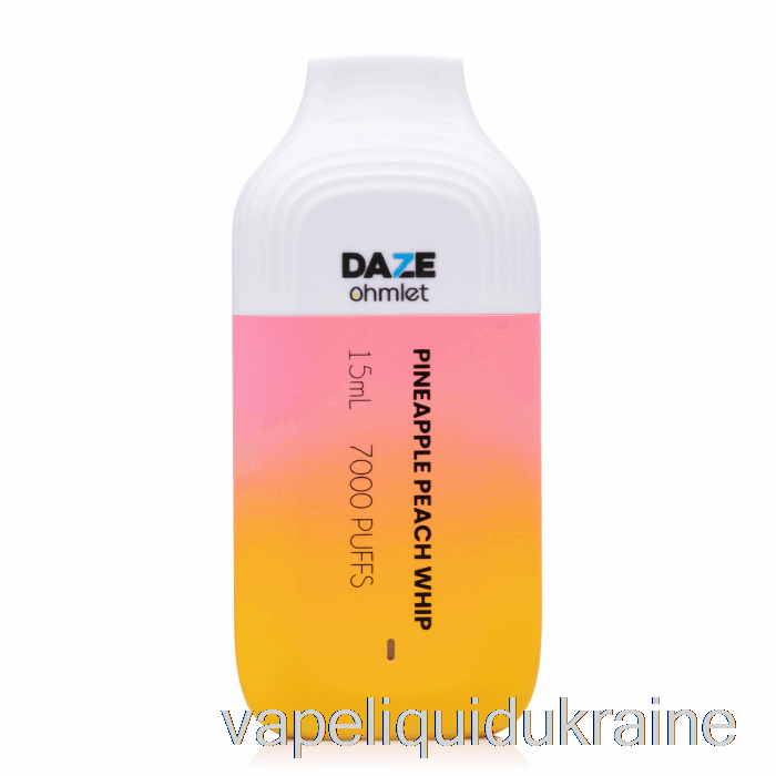 Vape Ukraine 7 Daze OHMLET 7000 Disposable Pineapple Peach Whip